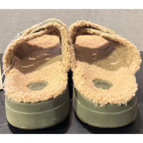 MALIBU SANDALS Zuma LX Sherpa Nylon Rubber Olive Green Men's Size 13 Sandals - Picture 6 of 9